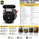 MOTOR DIESEL  27HP 3600rpm Eje de 1″ Cuña-Rosca