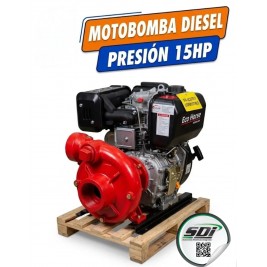 MOTOBOMBA DIESEL ALTA PRESION - 15HP
