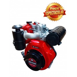 MOTOR DIESEL 10HP ECOMAX - ARRANQUE MANUAL EJE MIXTO 1"