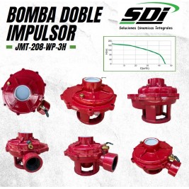 MOTOBOMBA ALTA PRESION DIESEL DOBLE IMPULSOR