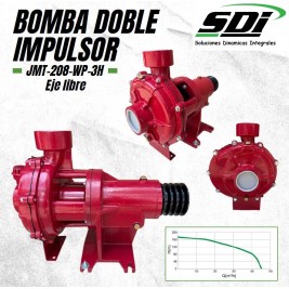 BOMBA ALTA PRESION DOBLE IMPULSOR 3" EJE LIBRE