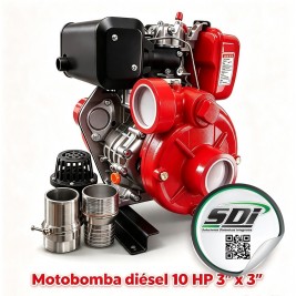MOTOBOMBA DIÉSEL 3"'*3'' 10HP