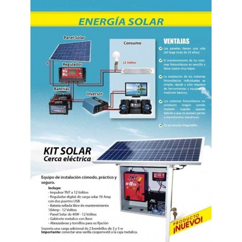 KIT CERCA ELECTRICA SOLAR