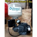 EQUIPO HIDRONEUMATICO BOMBA PERIFERICA 0,5 HP PEARL TANQUE 05S DE MEMBRANA