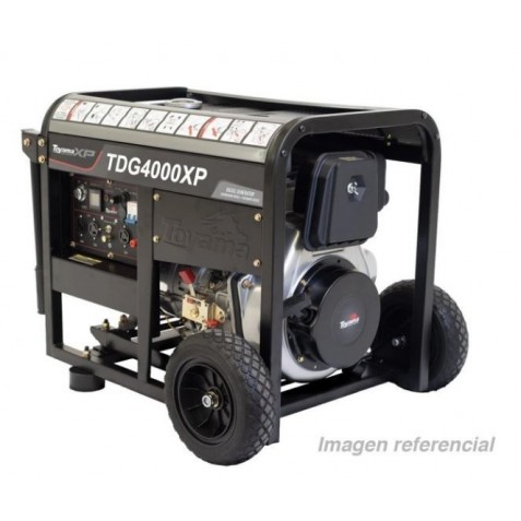 PLANTA ELÉCTRICA 4.0KW TOYAMA DIÉSEL MONOFÁSICA / AVR/ ARRANQUE MANUAL