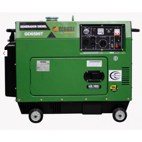 PLANTA ELECTRICA DIESEL 5.5KVA ECOMAX CABINADA