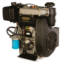 MOTOR ECOHORSE DIESEL KD292F DE 23HPp, 3600RPM, ARRANQUE  ELECTRICO, EJE ROSCA 1″