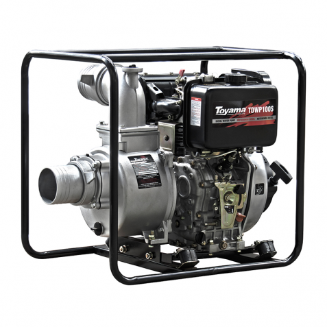 MOTOBOMBA TOYAMA XP DIESEL  4''X4'' 10HP CAUDAL 25mca Y 85m3/h.