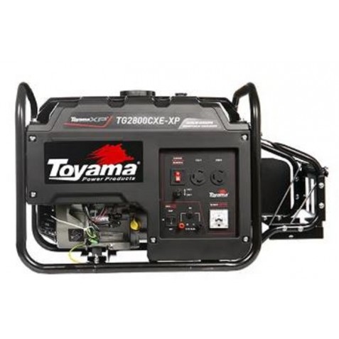 PLANTA ELÉCTRICA TOYAMA GASOLINA XP TG2800CX-XP 2,8KVA MONOFASICA / AVR / ARRANQUE MANUAL