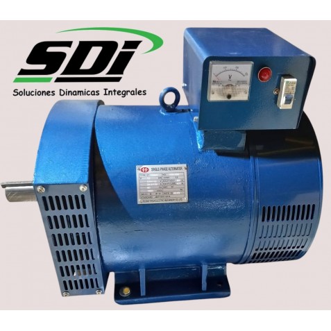GENERADOR 20KW - 1.800 RPM,EJE LIBRE ACOPLE POR POLEAS