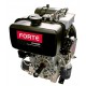 MOTOR DIESEL FORTE 24HP EJE CUÑA