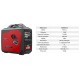 GENERADOR INVERTER A GASOLINA FORTE 2.0kW 1F 120V CABINADA