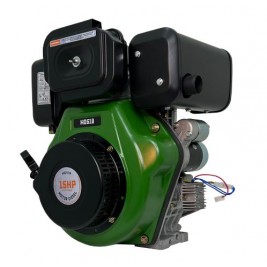 MOTOR DIESEL 15HP ECOMAX - ARRANQUE MANUAL / ELECTRICO EJE 1"