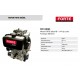 MOTOR DIESEL FORTE 24HP EJE CUÑA