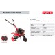 MOTOCULTOR FORTE MOTOR A GASOLINA DE 7HP