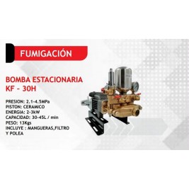 CABEZOTE BOMBA FUMIGADORA ESTACIONARIA 30 LTS