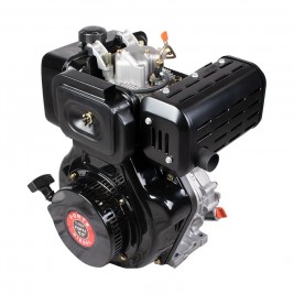 MOTOR DIÉSEL FORTE DE 10 HP. EJE ROSCA/CUÑA DE 3600 RPM