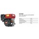 MOTOR A GASOLINA ORUS DE 6.5HP 3600 RPM
