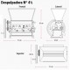 DESPULPADORA DE CAFE Nº 4 1/2 JM ESTRADA