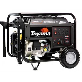 PLANTA ELÉCTRICA 8KVA TOYAMA GASOLINA TG8000CXER  MONOFASICA / AVR / ARRANQUE ELECTRICO