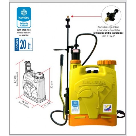 FUMIGADORA LHAURA 20L. MULITA