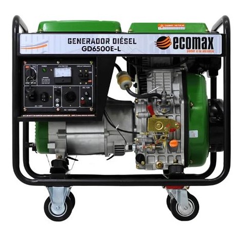 PLANTA ELÉCTRICA GD6500E-G MOTOR DIESEL ECOMAX