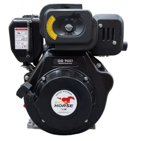 MOTOR DIESEL 12HP - ARRANQUE MANUAL EJE MIXTO 1"