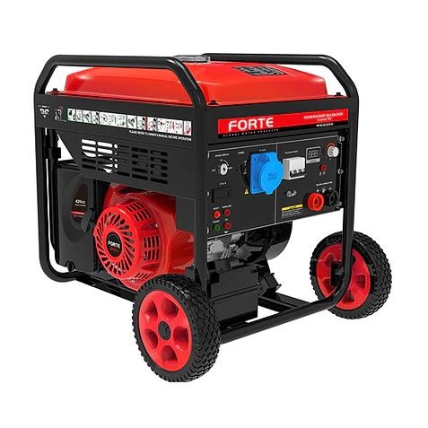 MOTOSOLDADOR FORTE A GASOLINA DE 180 AMP 15HP